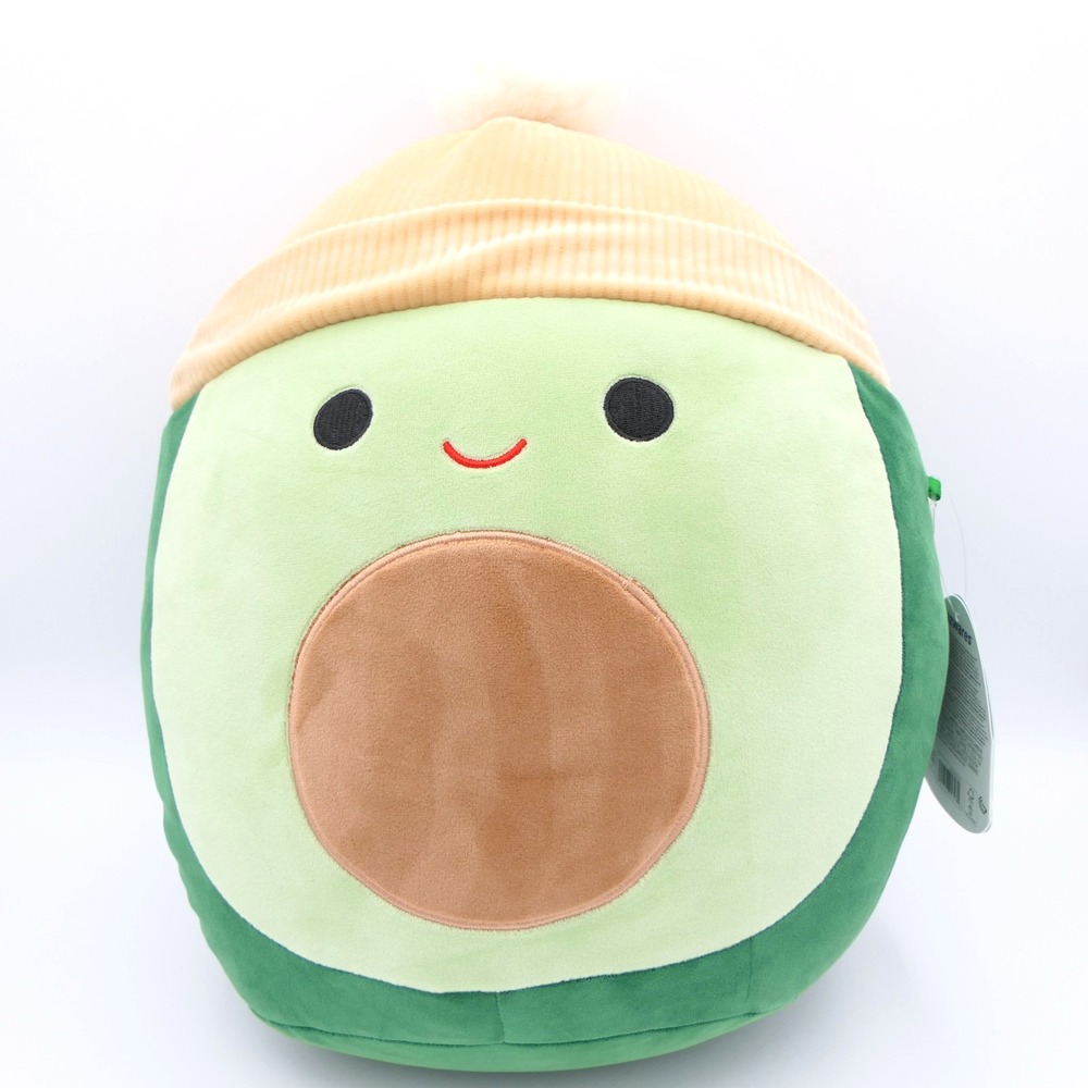 Original Squishmallows Austin The Avocado w/ A Beanie Cap 12" Plush w/ Tag 2025